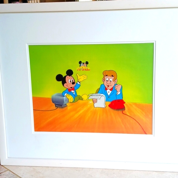 Disney hand painted production cell with matching pencil drawing,Eastern Airline - Picture 3 of 16